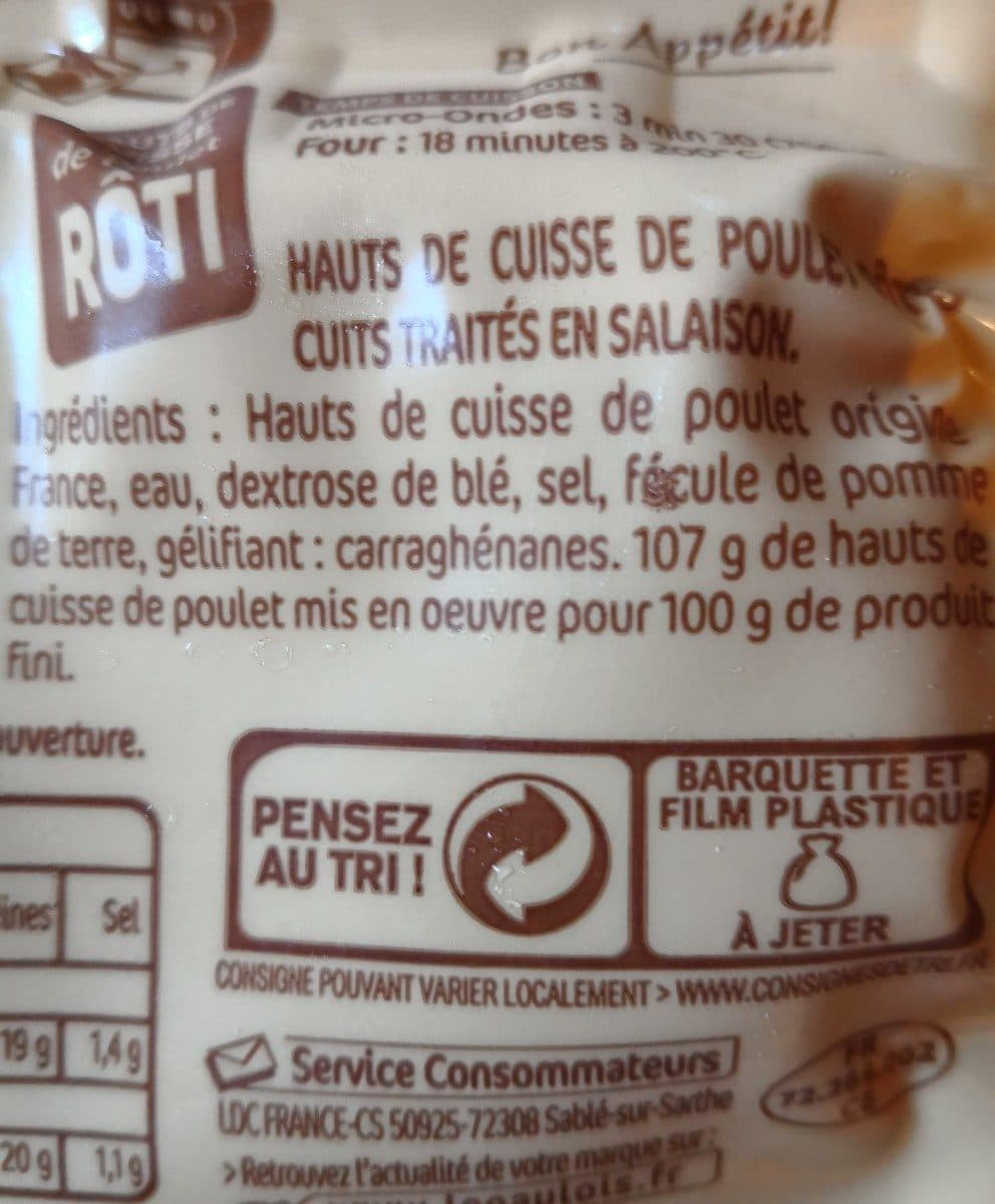 Le Gaulois Cuisse de poulet packshot