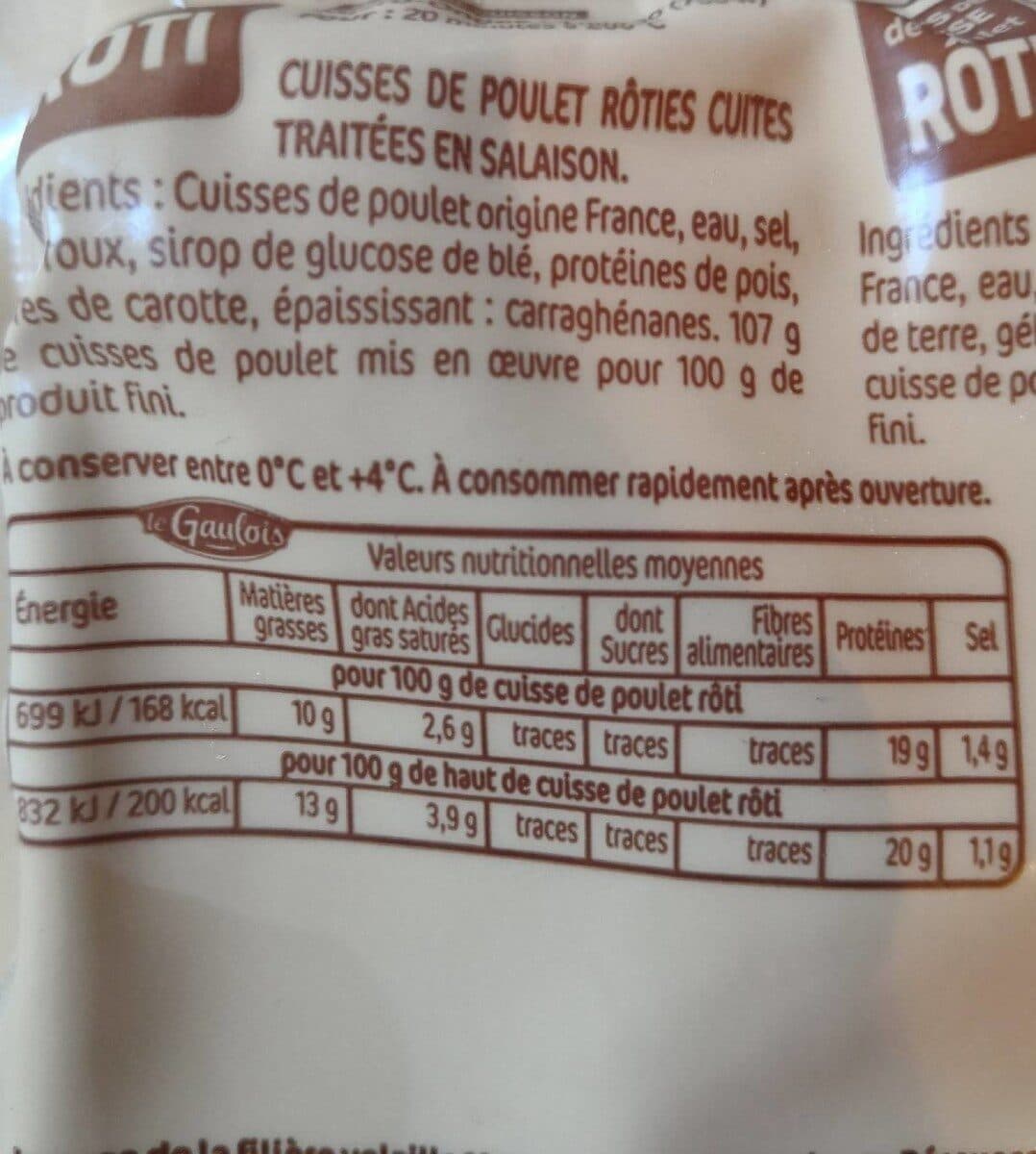 Le Gaulois Cuisse de poulet packshot