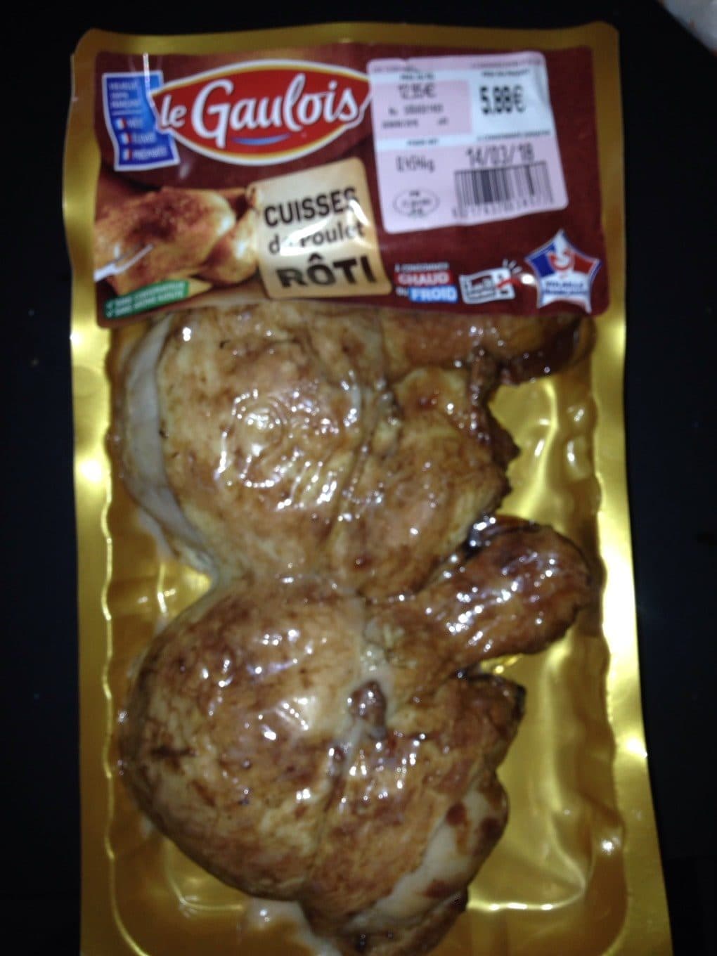 Le Gaulois Cuisse de poulet roti packshot