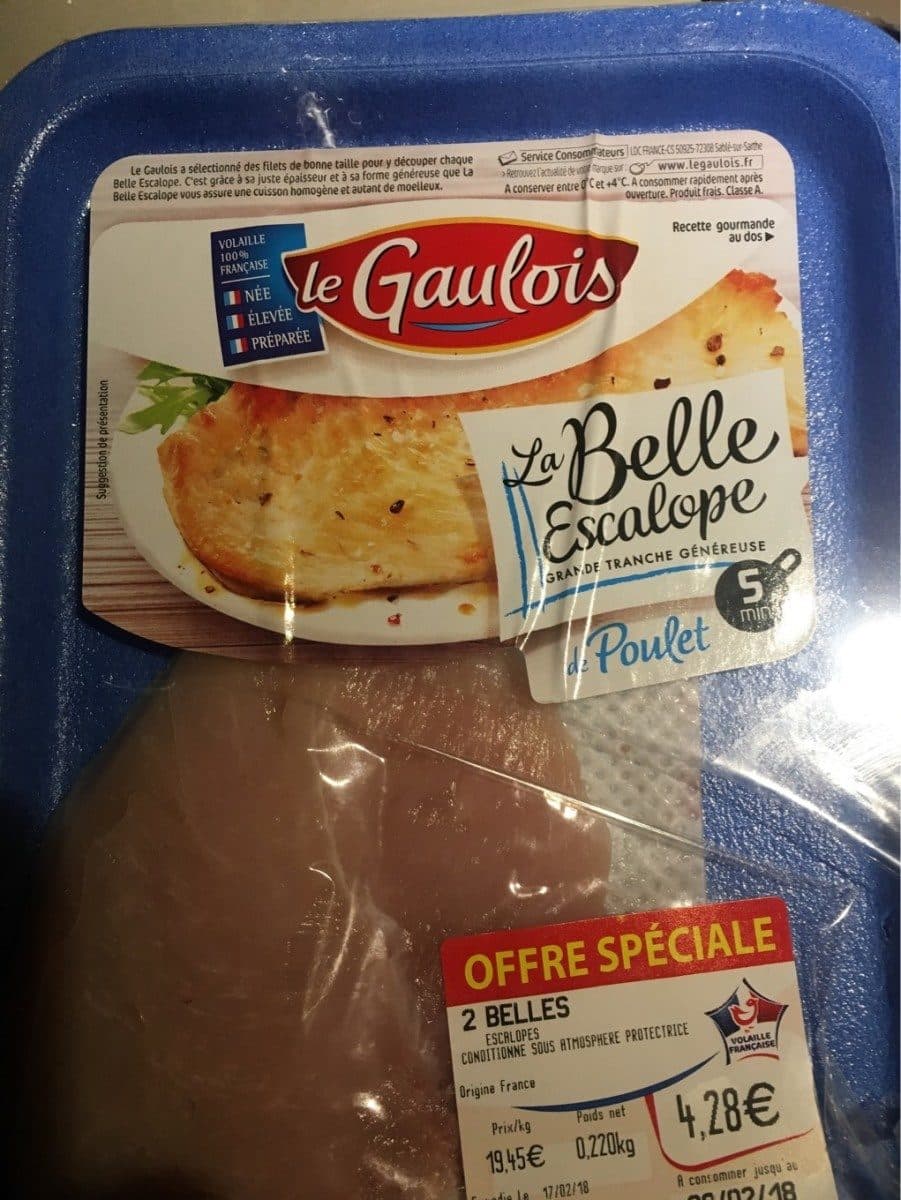 Le Gaulois Escalope de poulet packshot
