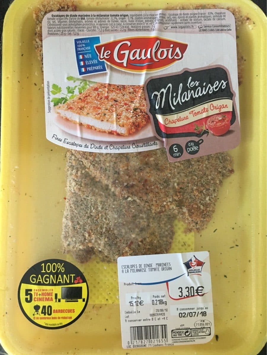 Le Gaulois Escalope Milanaise packshot