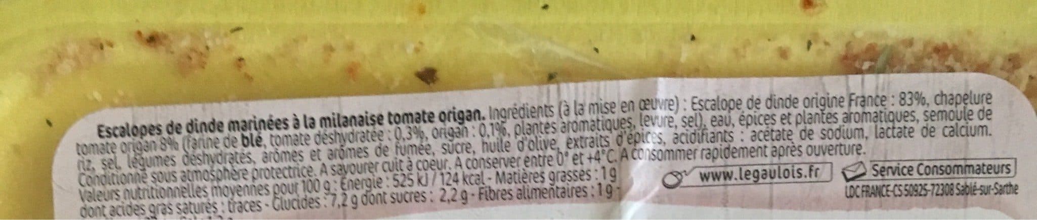 Le Gaulois Escalope Milanaise packshot