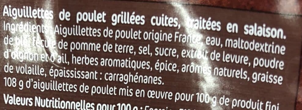 Le Gaulois Aiguillettes de poulet Grillé packshot