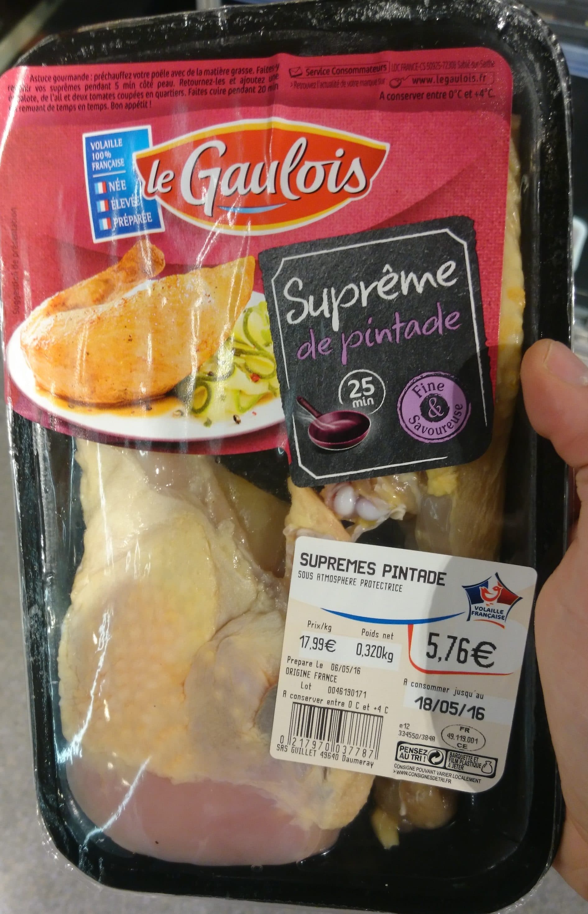 Le Gaulois Suprême de Pintade packshot