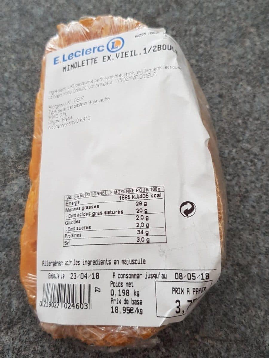 Open Food Facts Mimolette extra vieille packshot