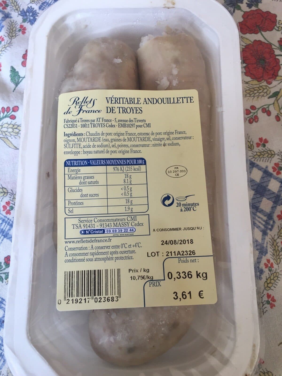 Open Food Facts Andouillette de Troyes packshot