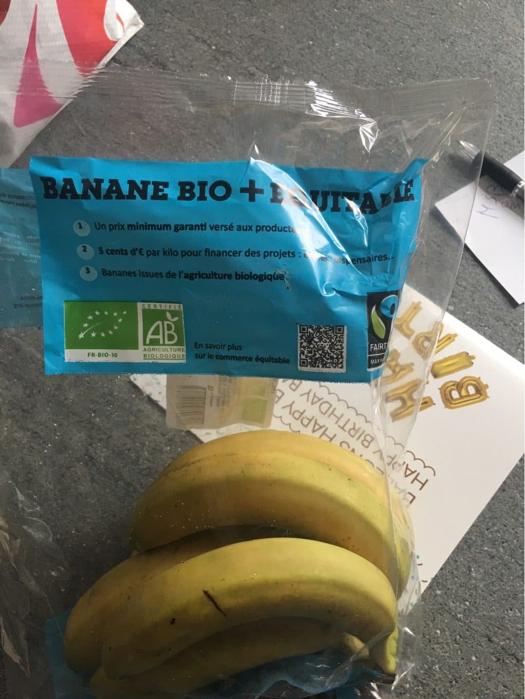 Fairtrade Bananes packshot