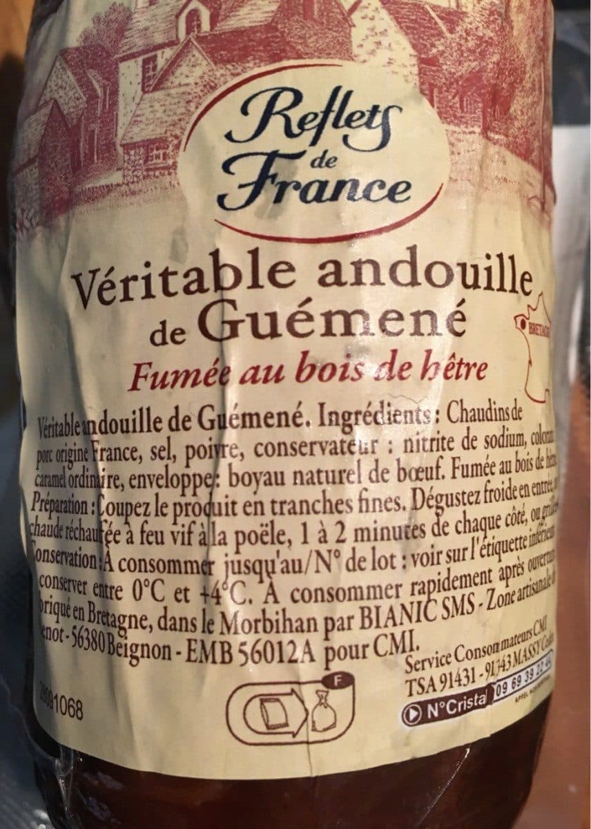 Open Food Facts Veritable andouille de Guémené packshot
