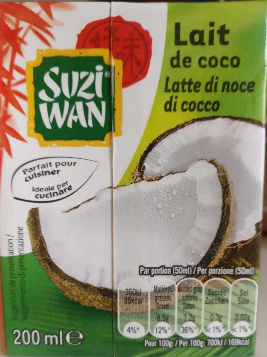 Suzi wan Lait de coco packshot