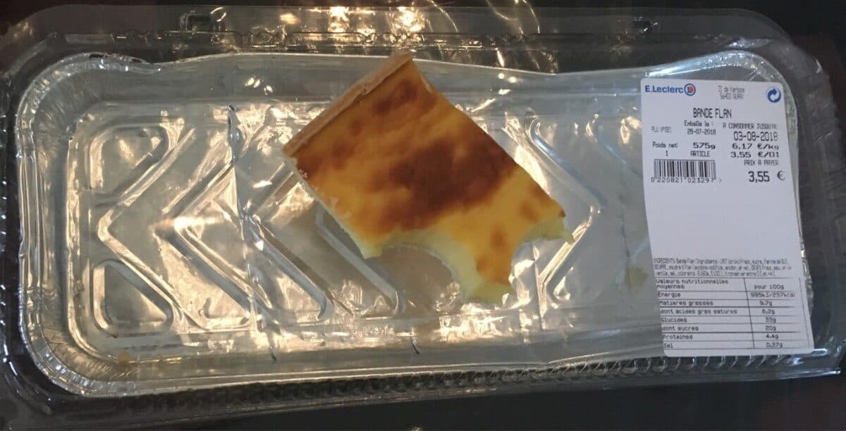 Open Food Facts Bande flan packshot