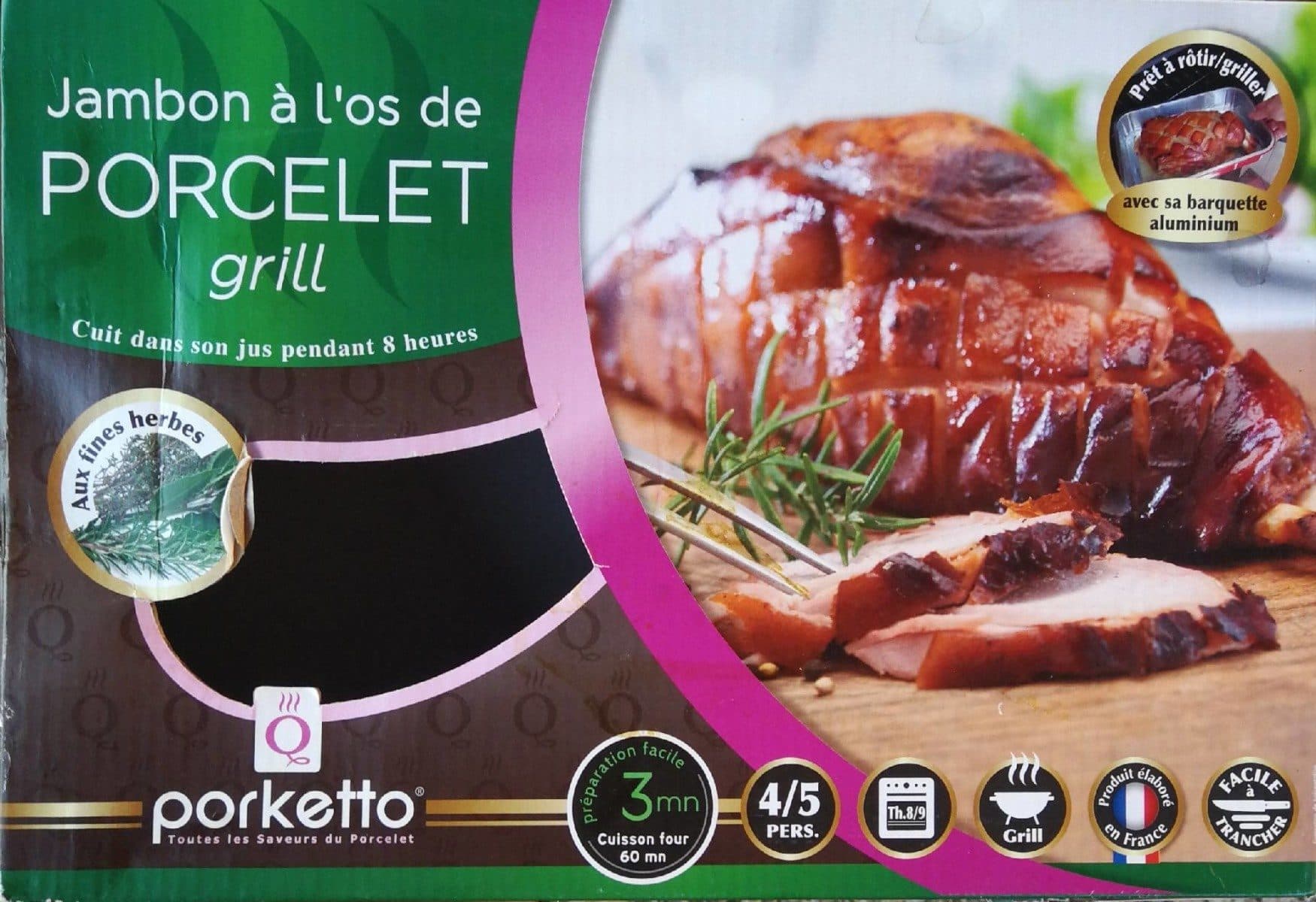 Open Food Facts Jambon a l'os de porcelet grill packshot