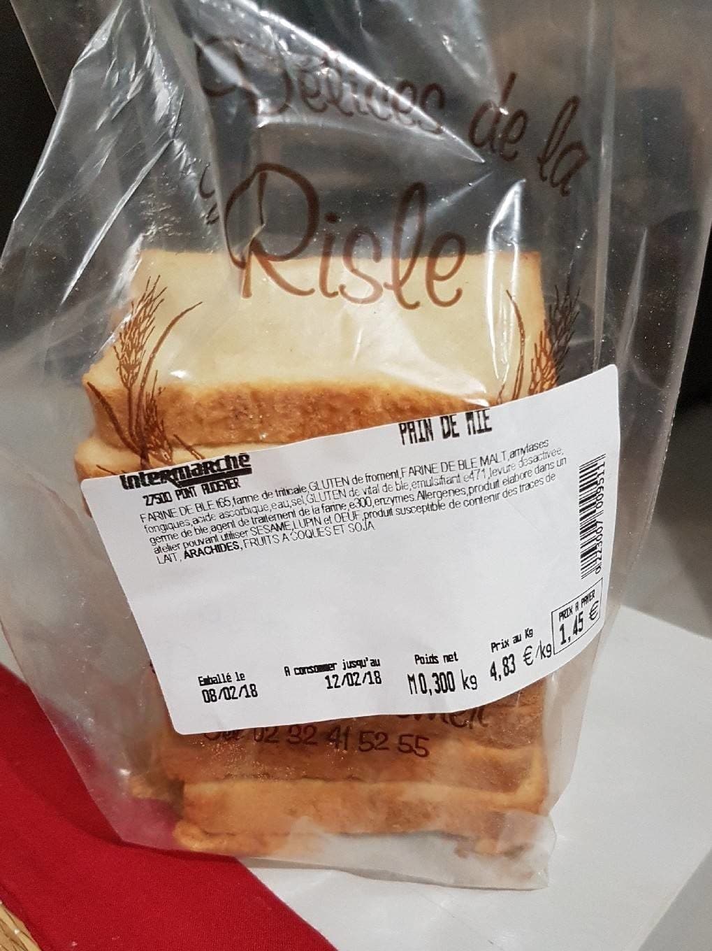 Les Delices De La Risle Pain de mie packshot