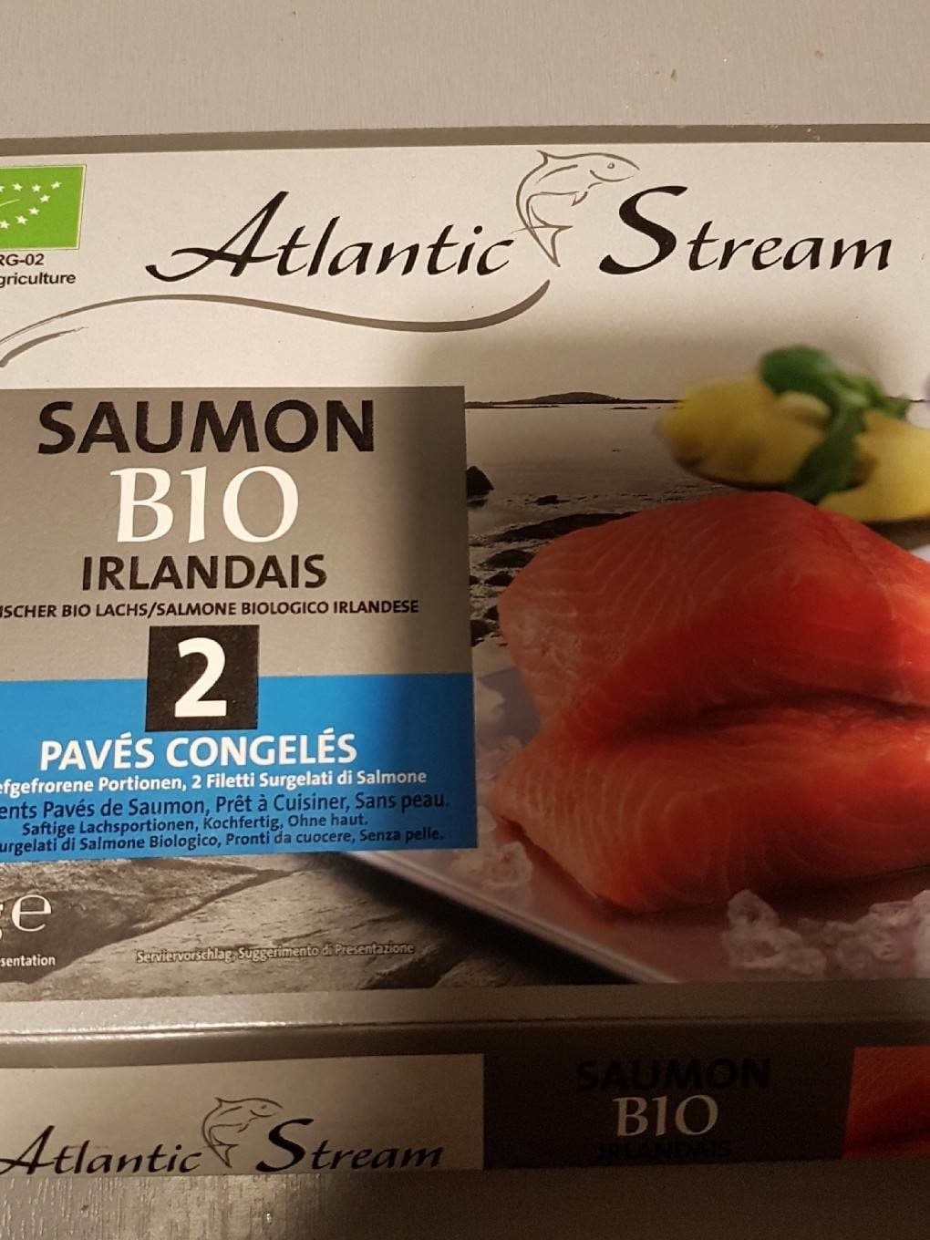 Atlantic Stream Saumon bio packshot