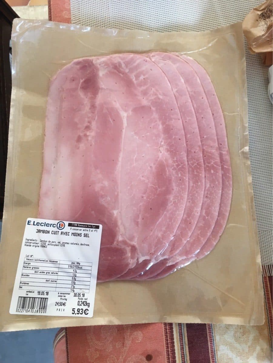 Open Food Facts Jambon a la coupe packshot