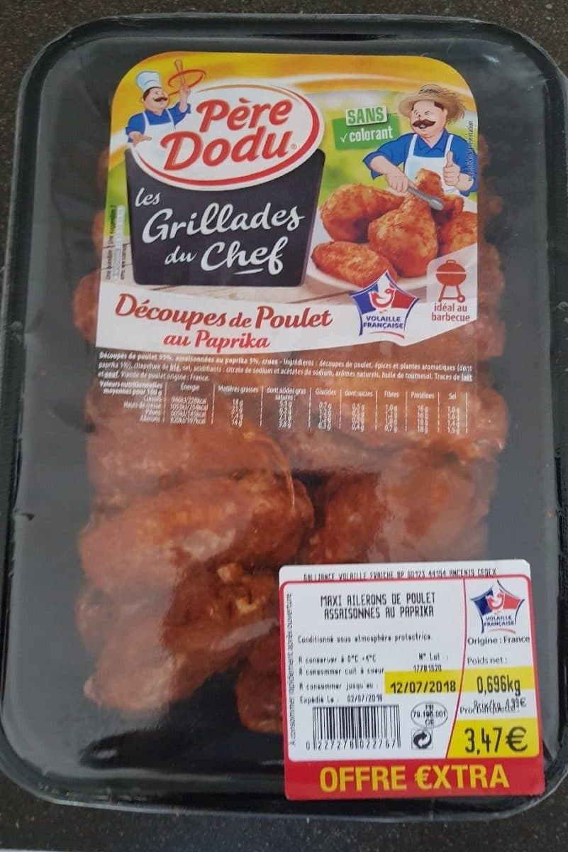 Open Food Facts Les grillades du chef packshot