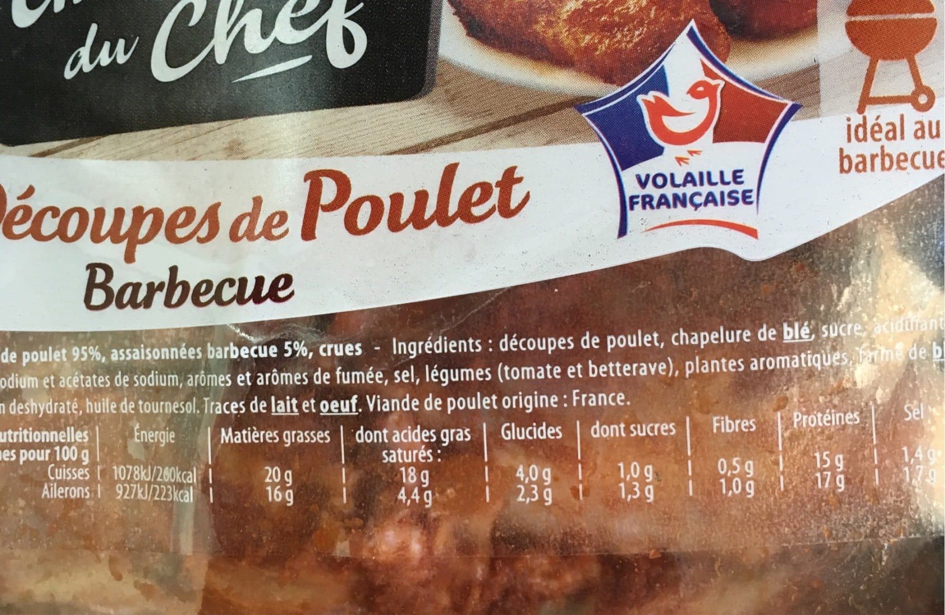 Open Food Facts Les grillades du chef packshot