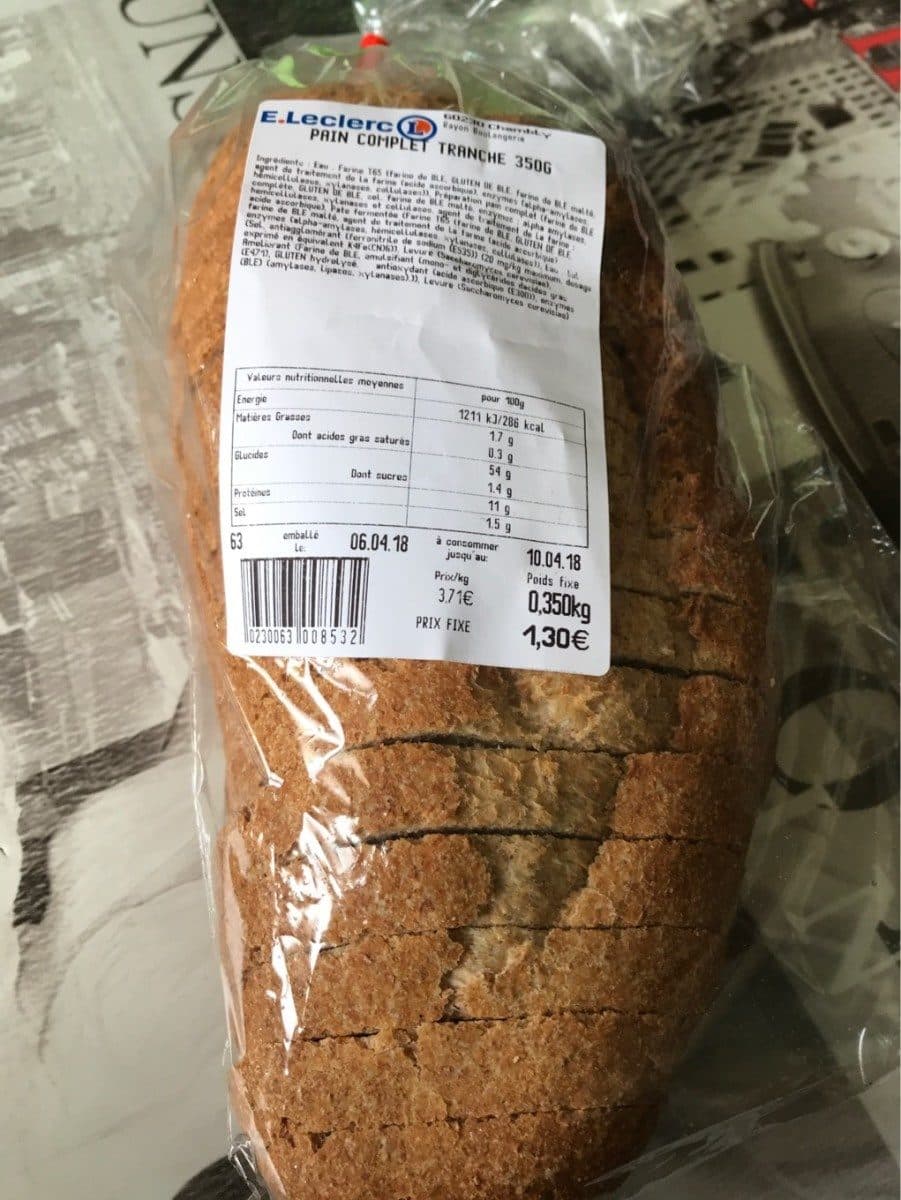 Open Food Facts pain complet packshot