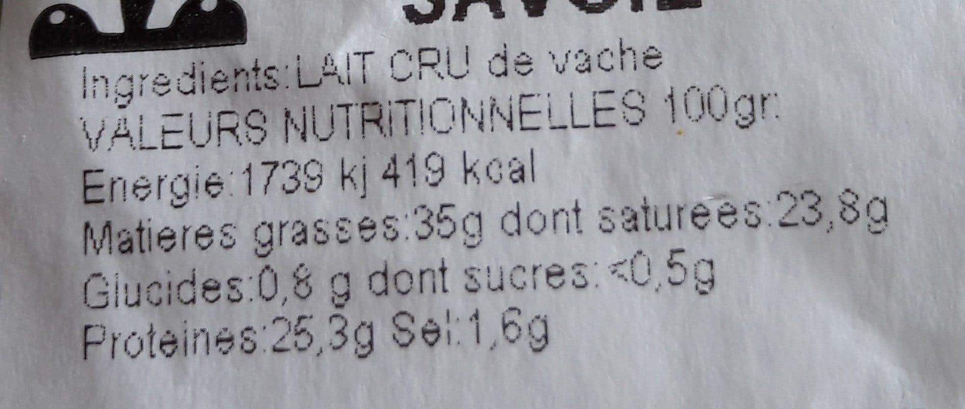 Open Food Facts Abondance de Savoie packshot