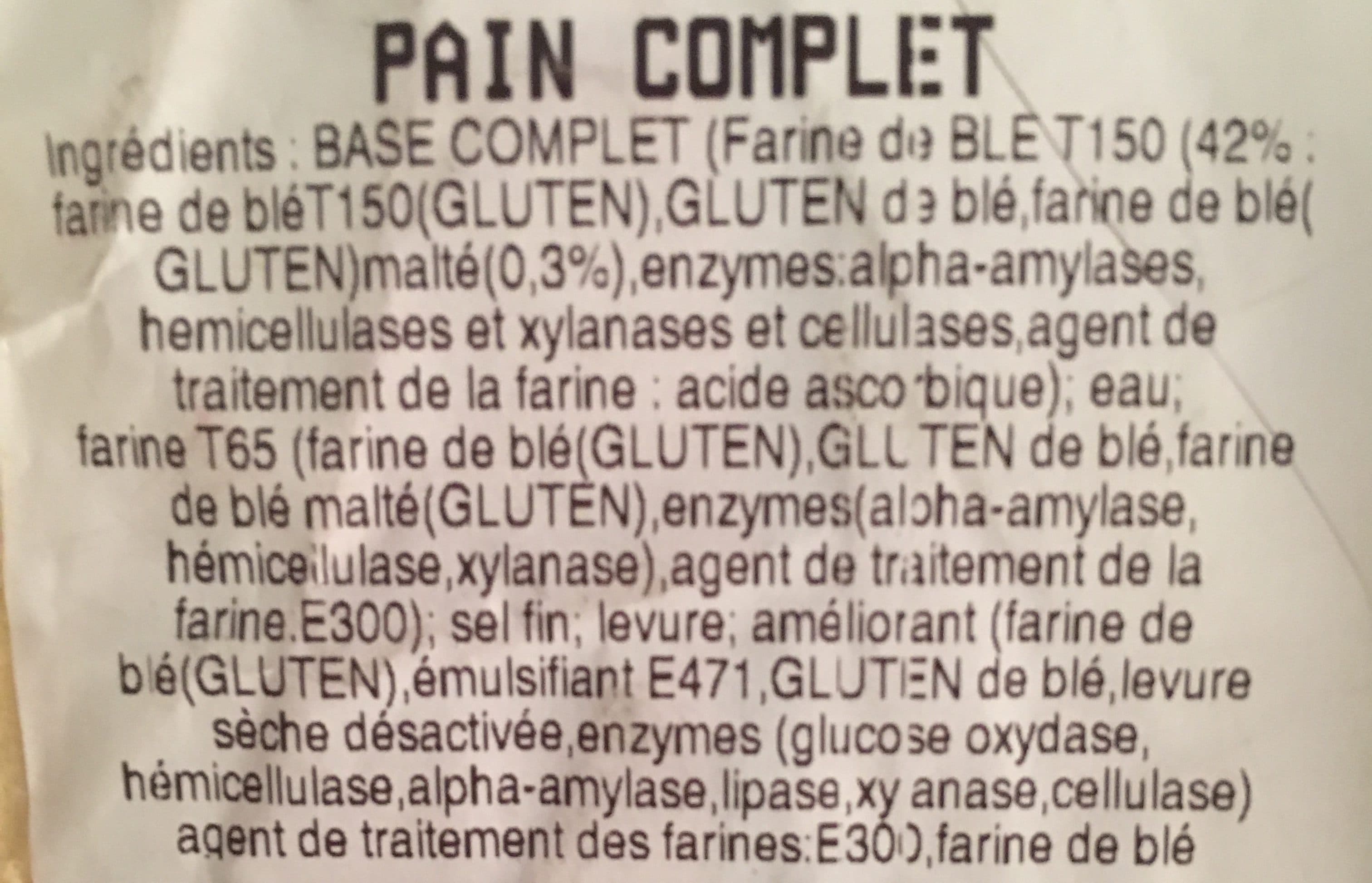 Leclerc Pain complet packshot