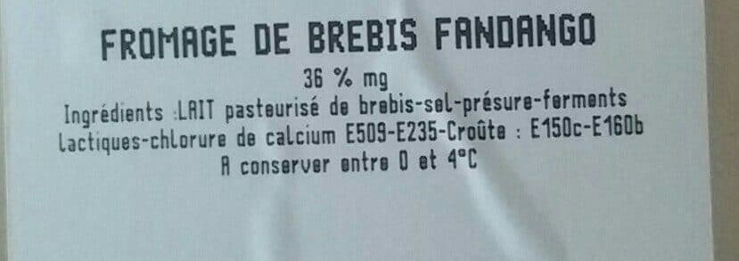 E.Leclerc Fromage de Brebis Fandango packshot