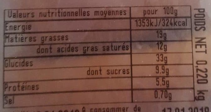 Leclerc Pain au chocolat les trois meuniers packshot