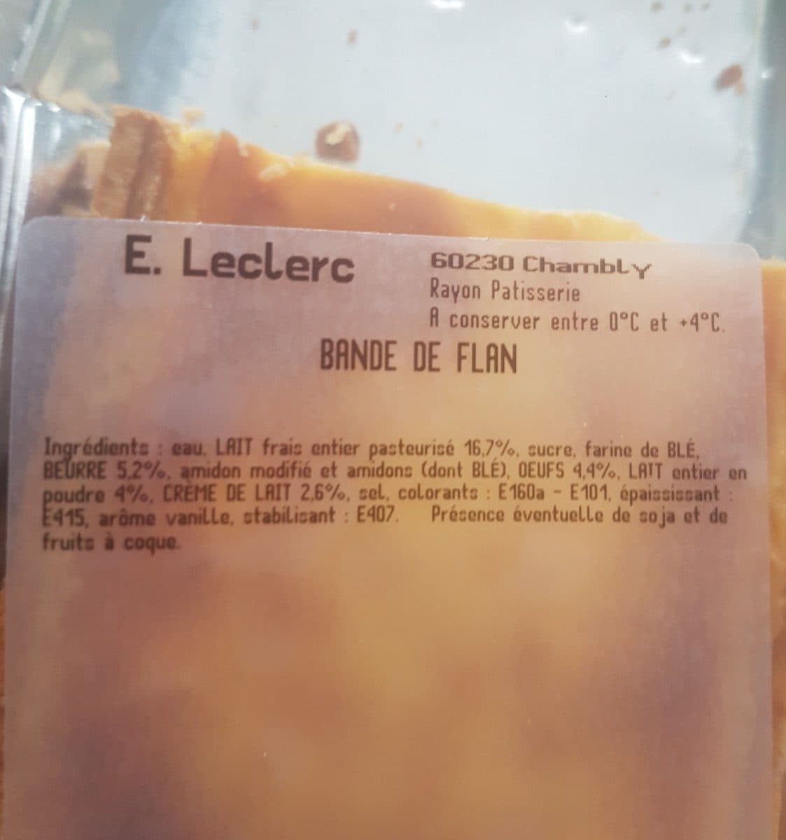 Open Food Facts Bande de Flan packshot