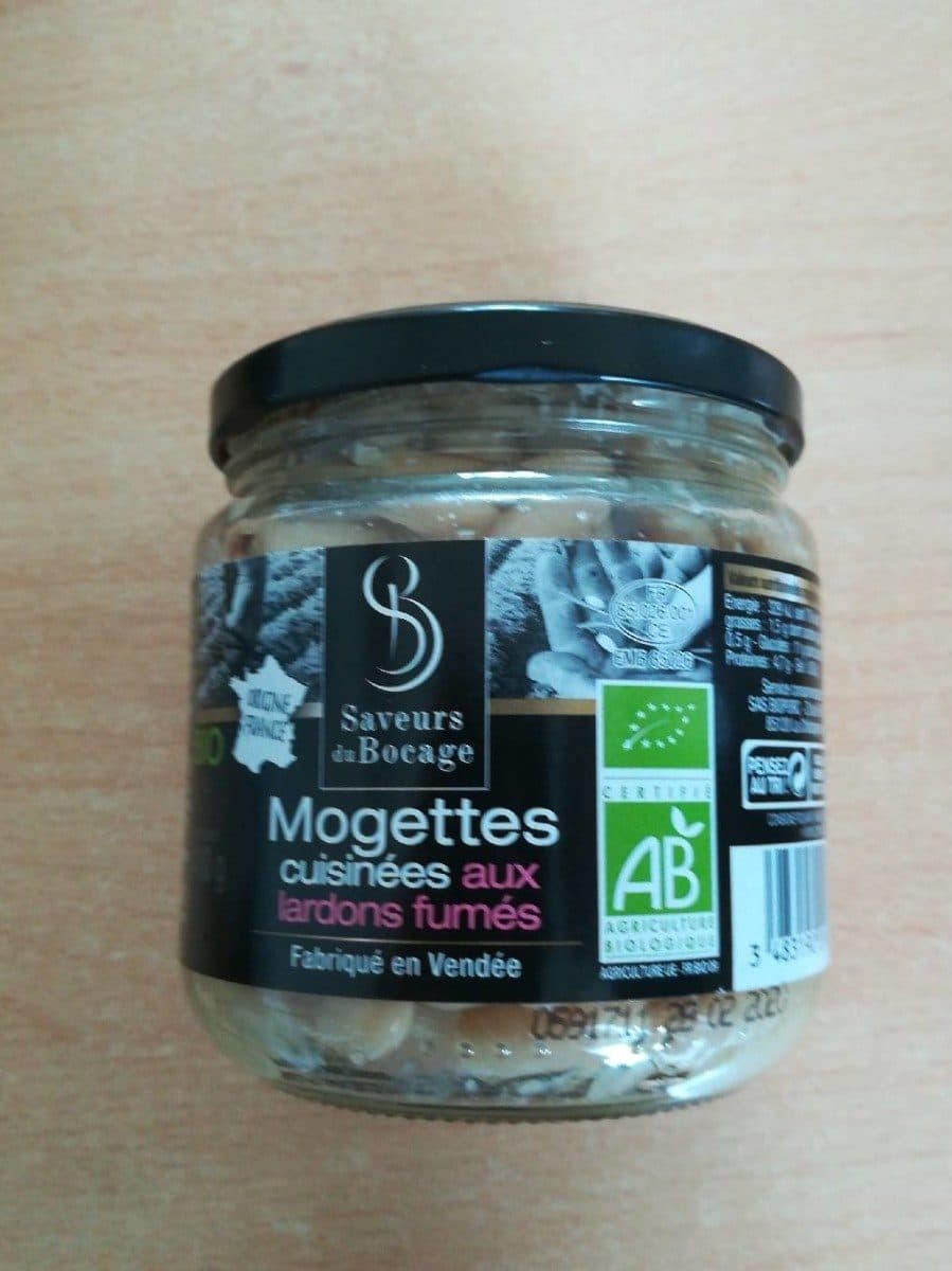 Open Food Facts Mogettes cuisinees aux lardons fumés packshot