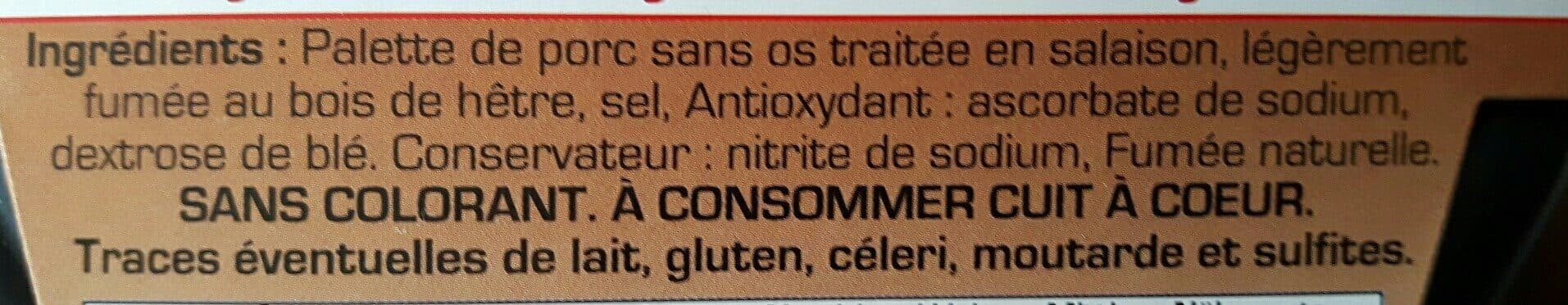 Open Food Facts Rôti cru d'épaule fumée packshot