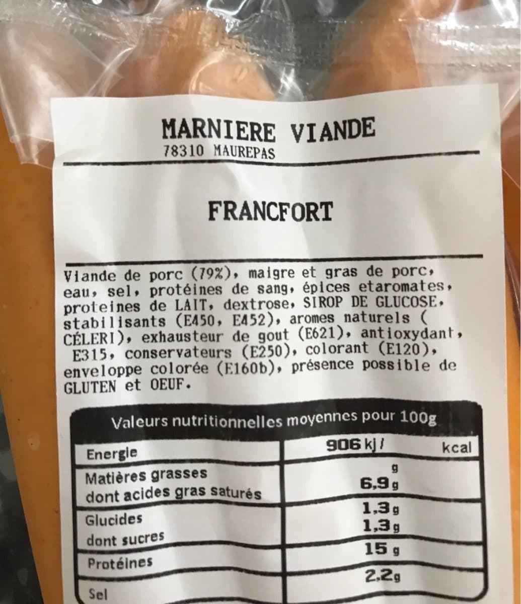 Open Food Facts Francfort packshot