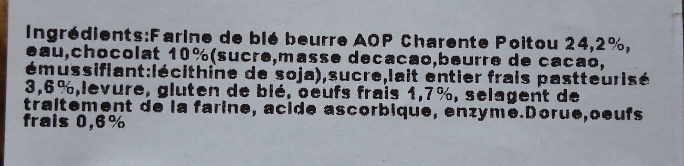 Les 3 meuniers 5 pains au chocolat AOP packshot