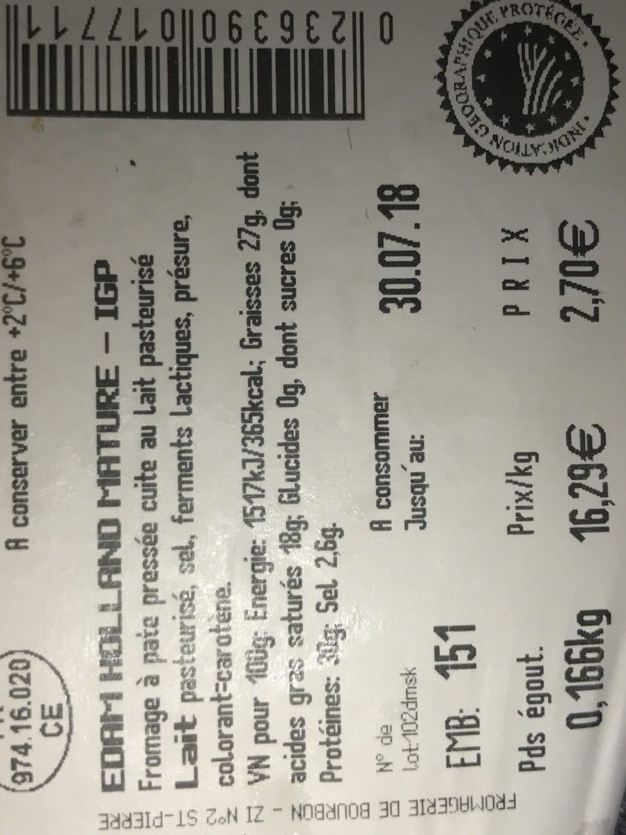 Open Food Facts Fromage packshot
