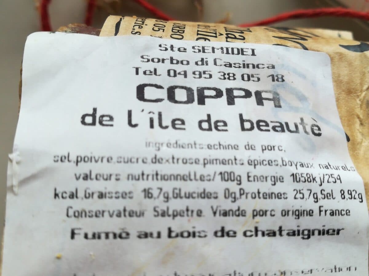 Open Food Facts Coppa packshot