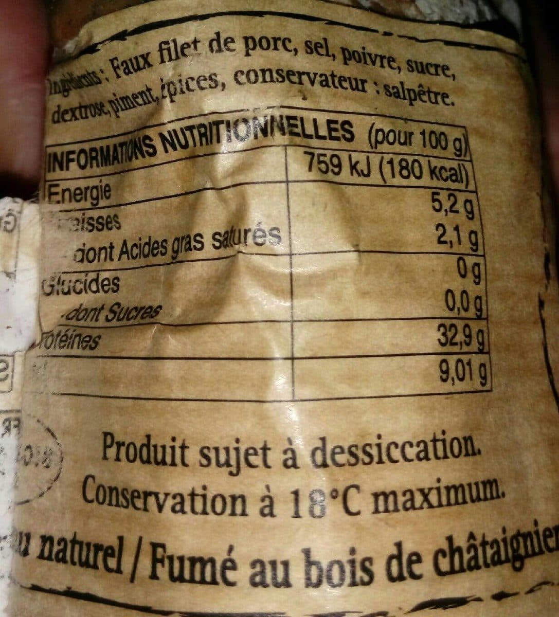 Open Food Facts Lonzo packshot