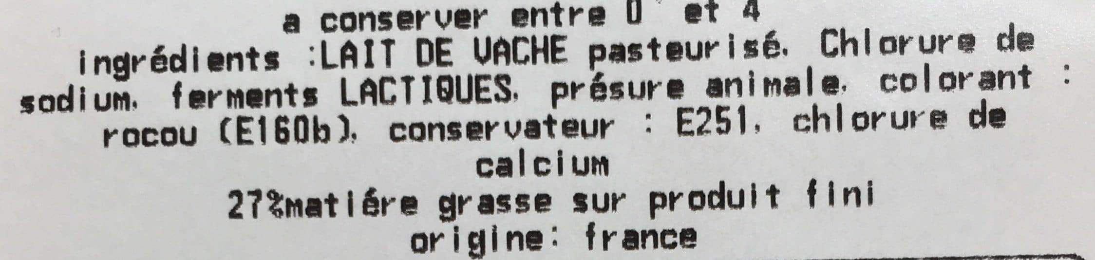 Leclerc Mimolette 1/2 Vieille Isigny packshot