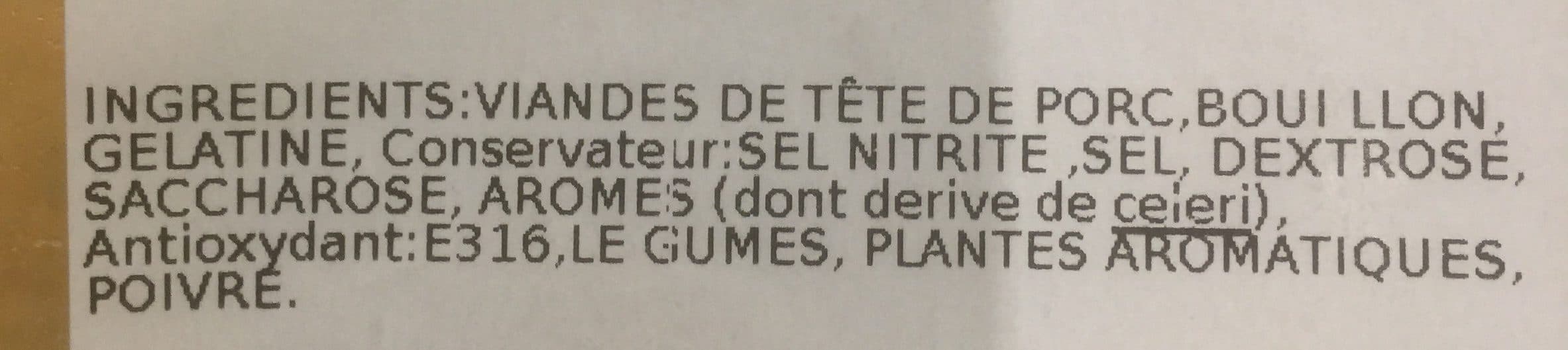 Jasse Larzou Fromage de tête packshot