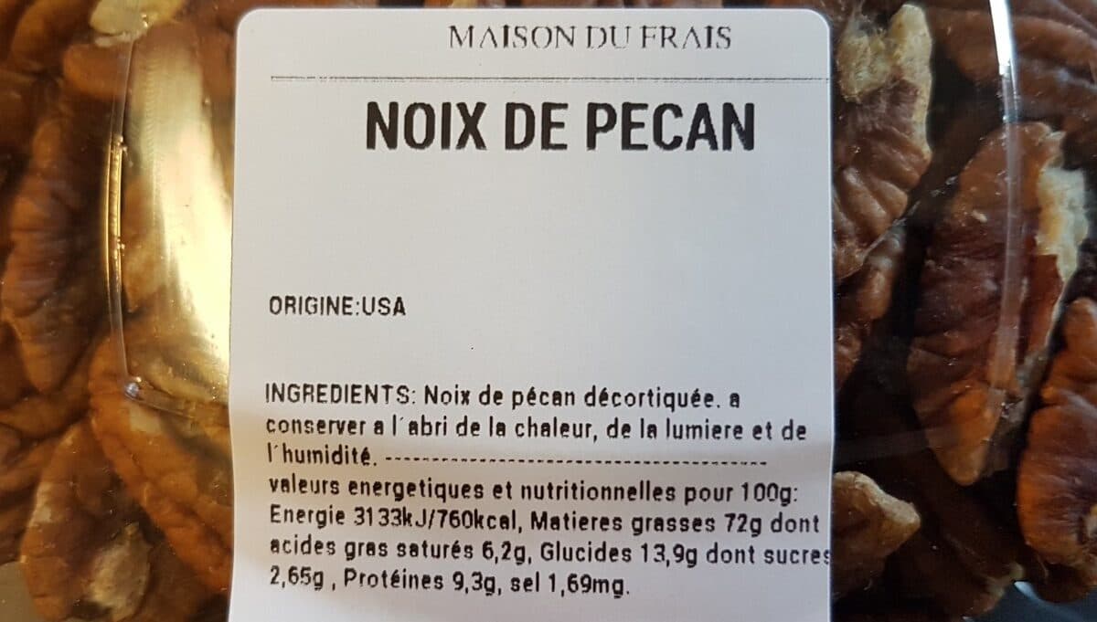 Open Food Facts Noix de Pécan packshot