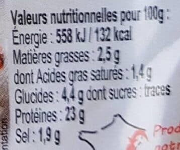 Open Food Facts Filet de poulet à la comtoise packshot