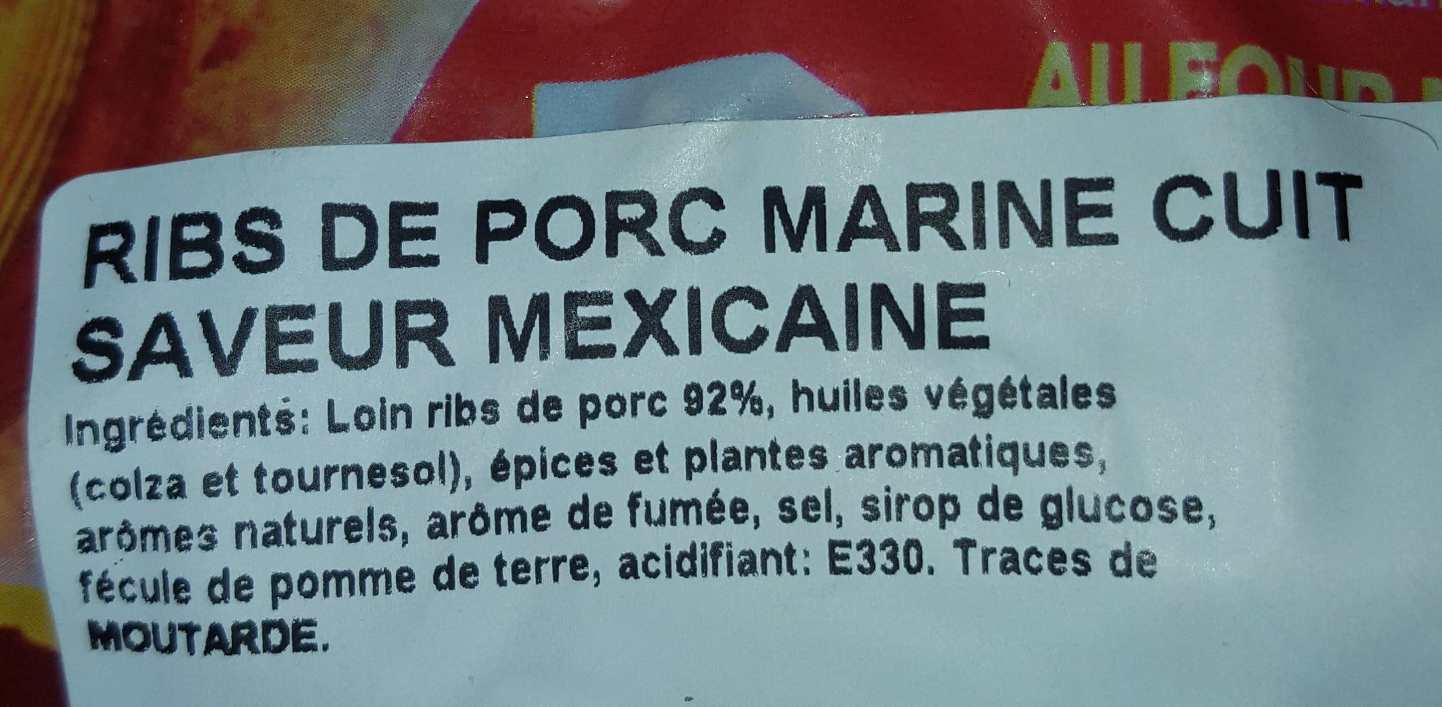 Broceliande Barbecue ribs a la mexicaines packshot