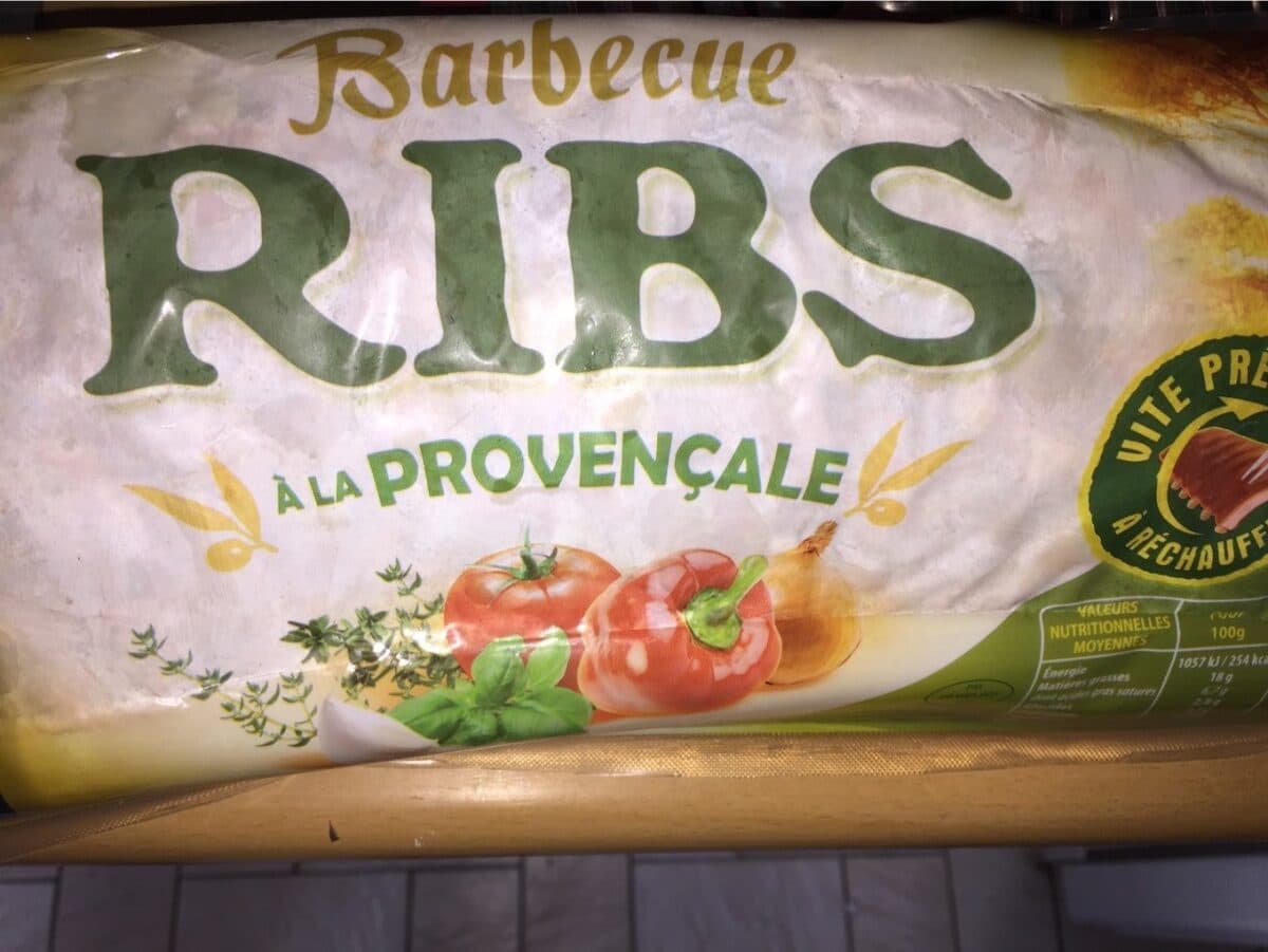 Open Food Facts Ribs a la provençale packshot
