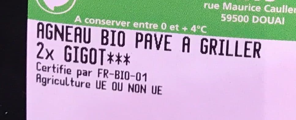MVS Irrésistibles Pavés d'Agneau packshot