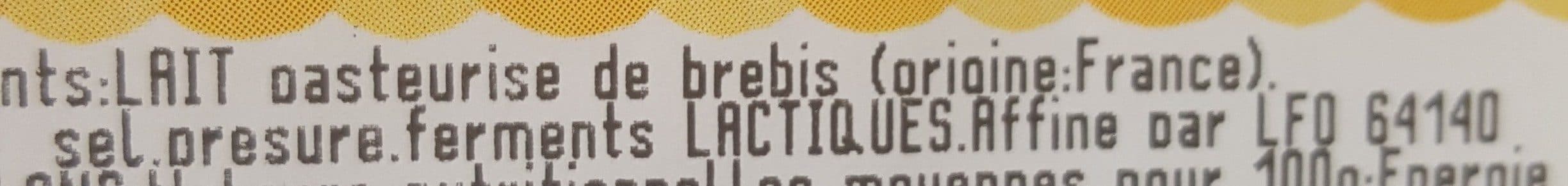 Open Food Facts Ossau Iraty packshot