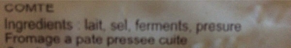 Open Food Facts COMTE packshot