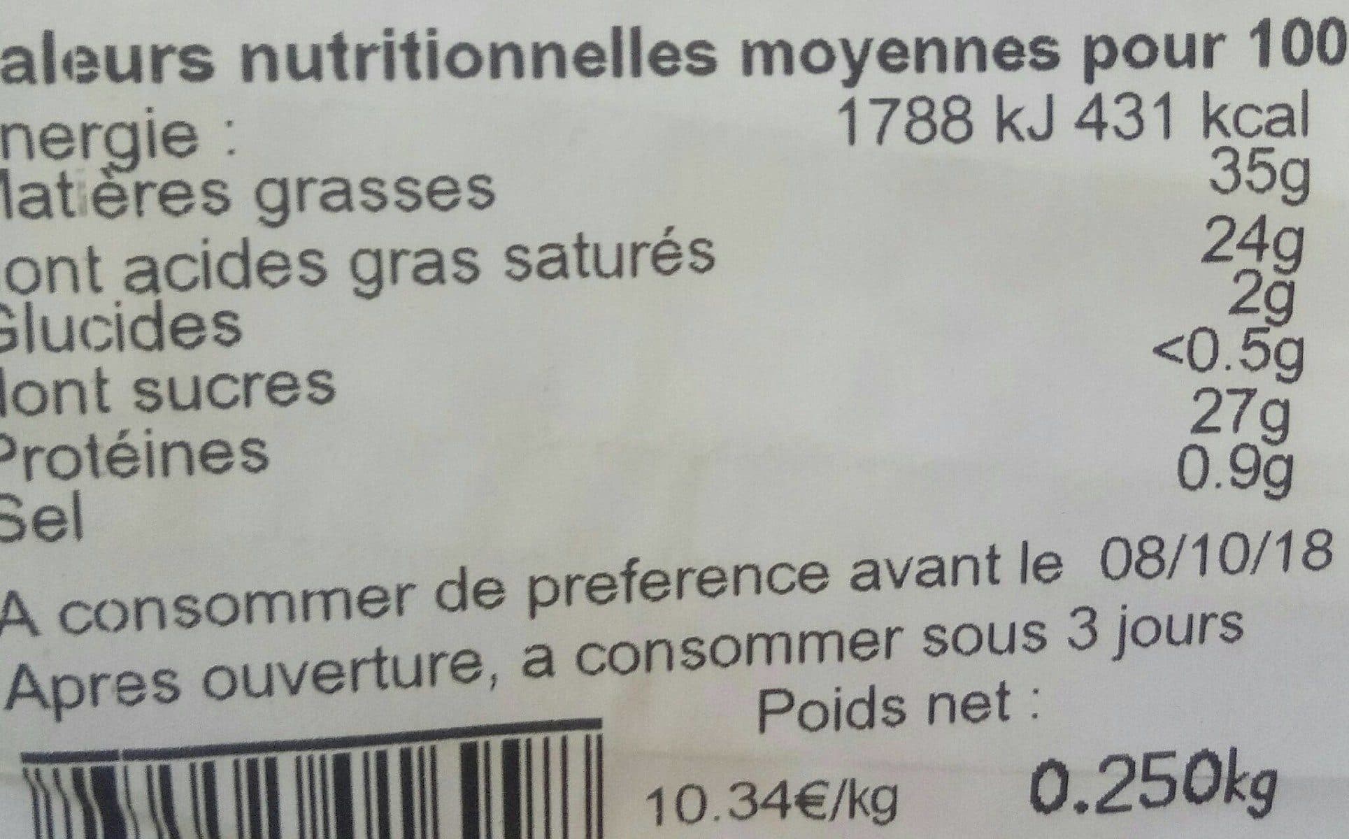 Open Food Facts Comté packshot