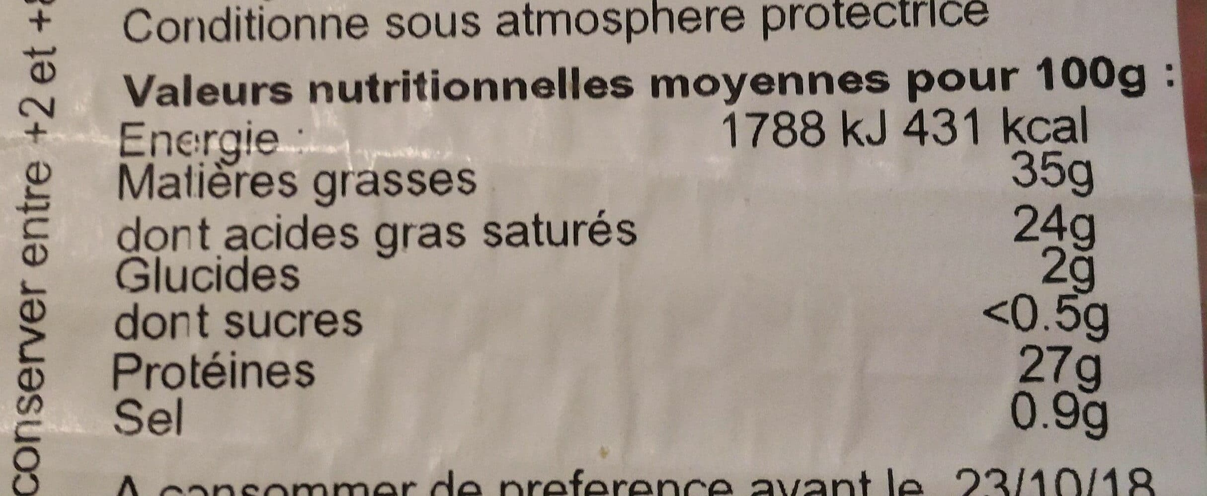 Open Food Facts Comté packshot