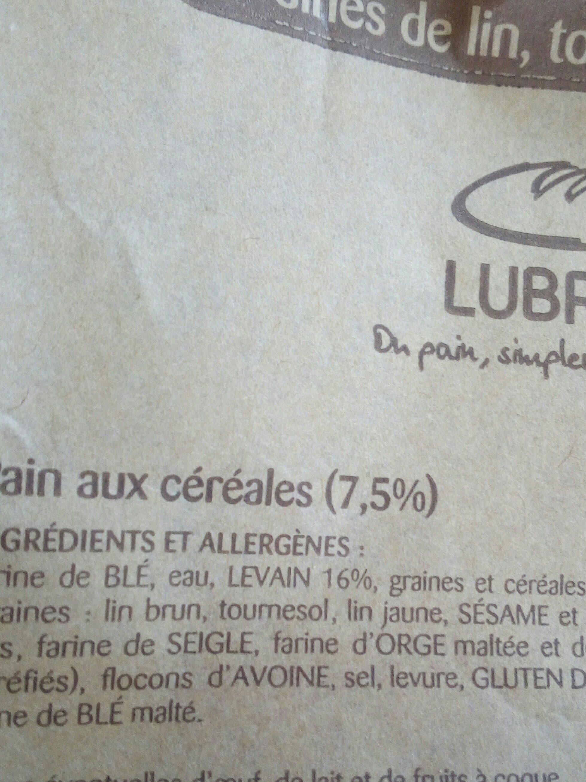 Lubrano Le pastin multi céréales packshot