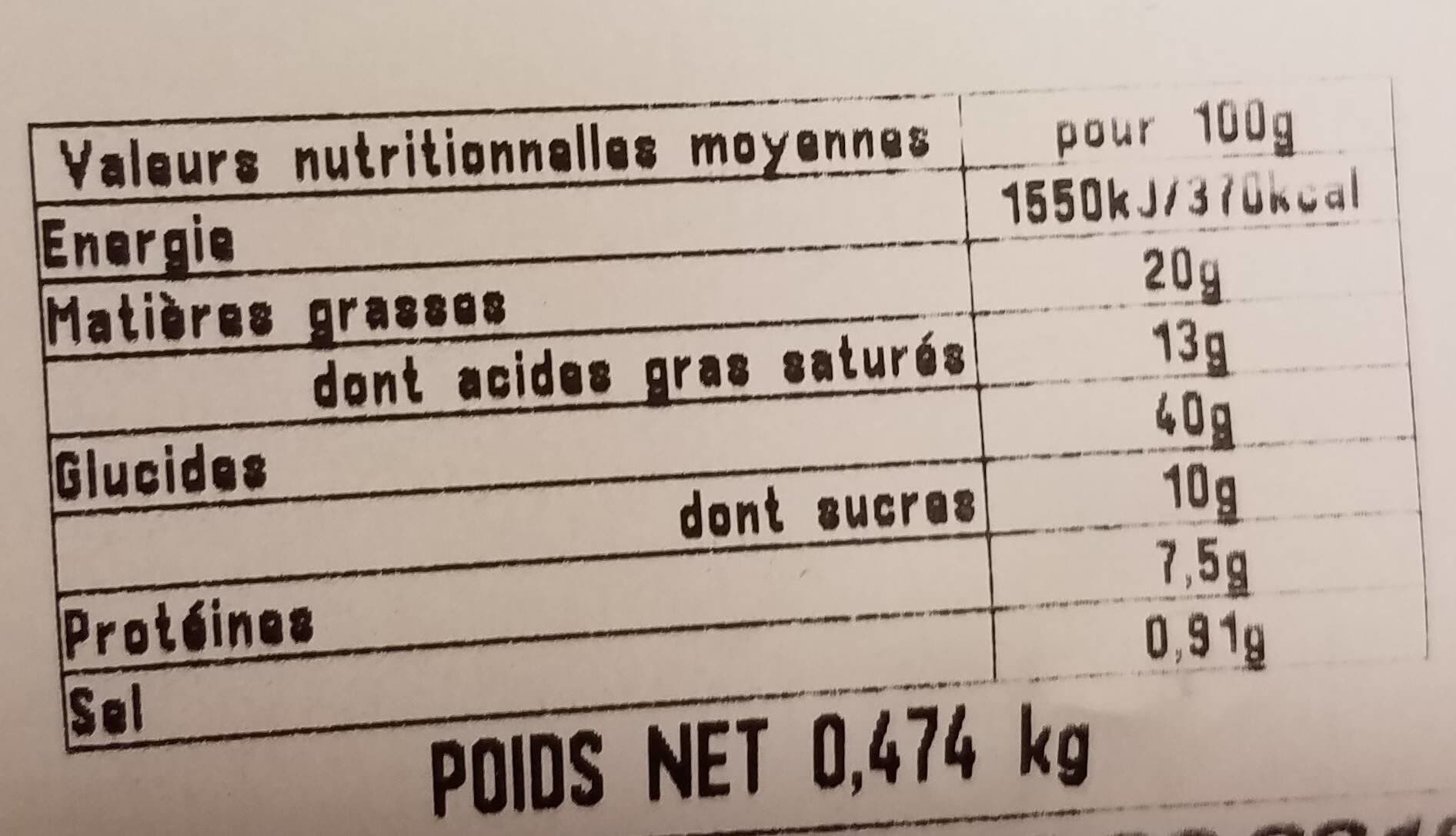 Open Food Facts 4 croissants 4 chocolatines packshot