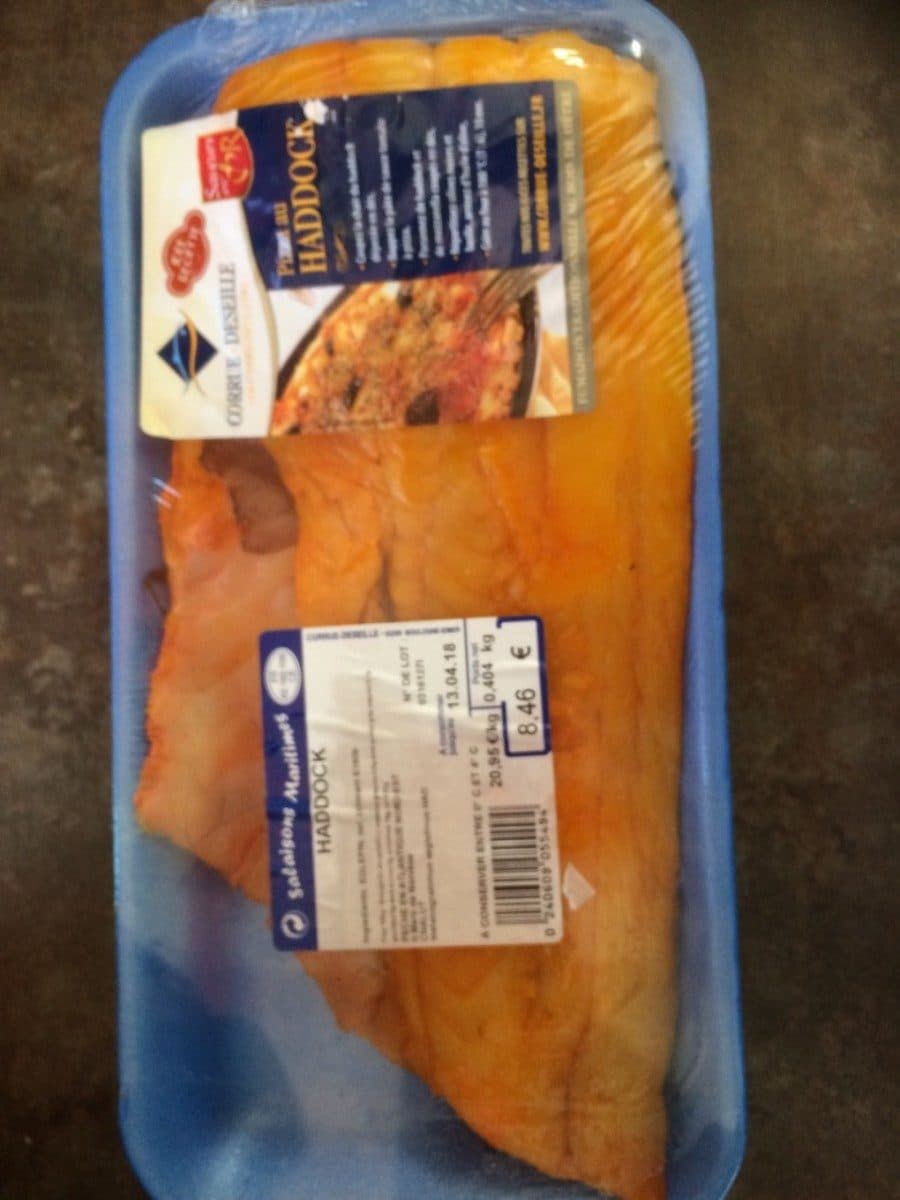 Open Food Facts HADDOCK ou eglefin fumé packshot
