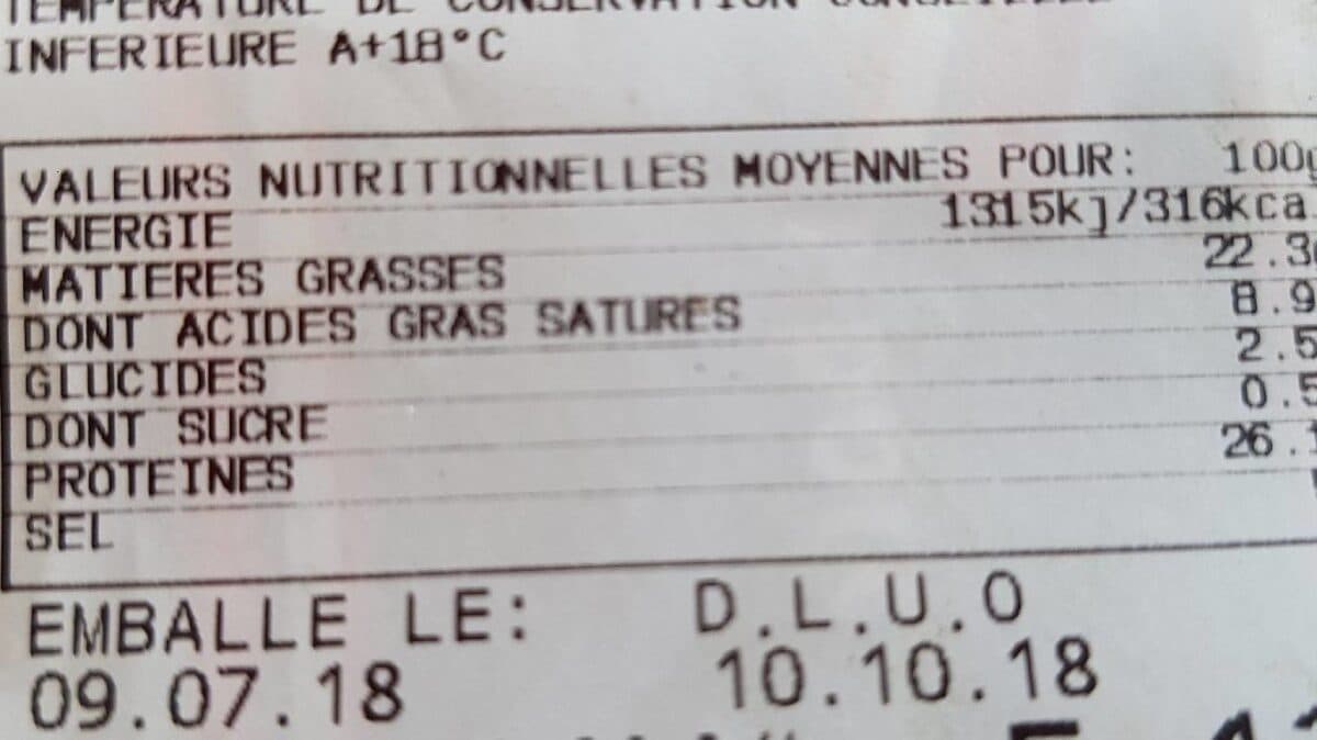 Open Food Facts Saucisson packshot