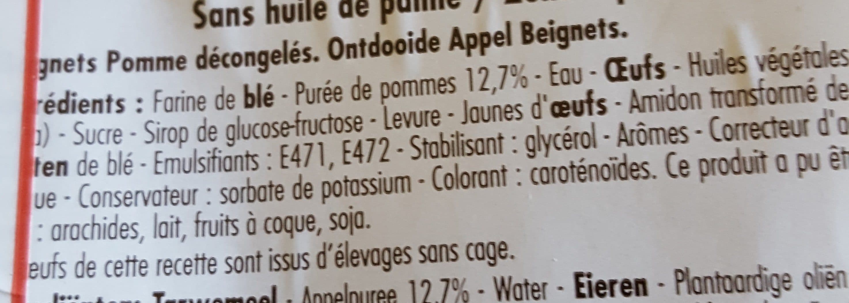 Open Food Facts 6 Beignets Pomme / Appel packshot