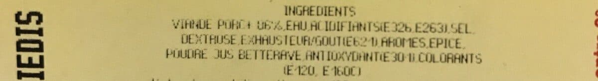 Open Food Facts Chair a saucisse packshot